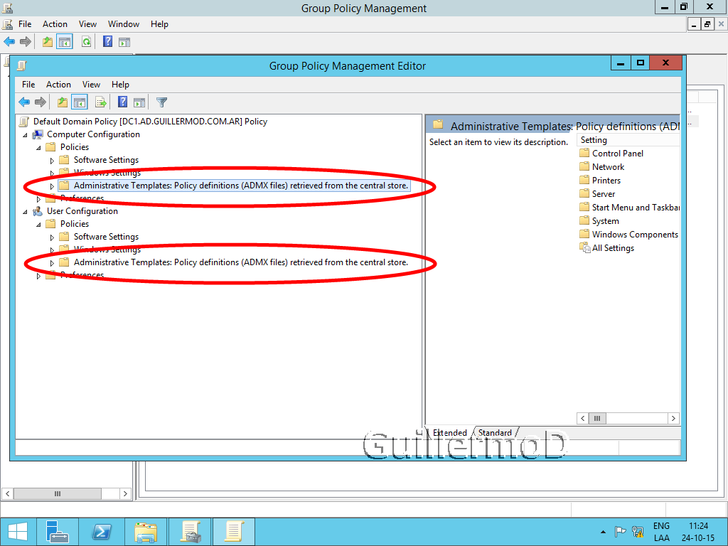 Gpo islands. GPO Windows Server. GPO обновление. Управление групповой политикой Windows 2012 r2. Установка ADMX.
